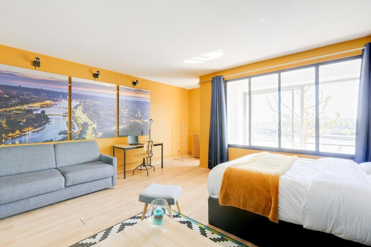 La Cathedrale - Vue Sur Seine Apartamento Ruão Exterior foto